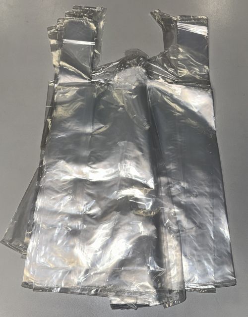 1000 St HEMDCHEN TRAGETASCHEN LDPE 28+14x48 cm 26 µ LUFTLÖCHER TÜTE BEUTEL 057_L